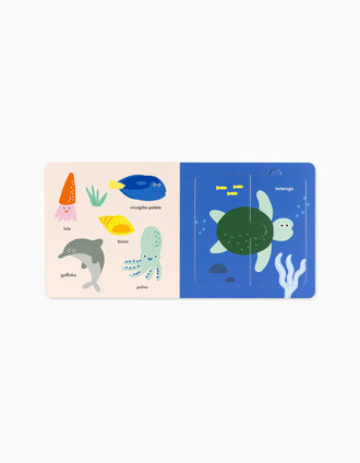 Livro-Puzzle Oceano Edicare 18M+