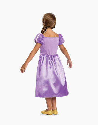 Disfarce Disney Rapunzel com detalhes em tule para menina, roxo