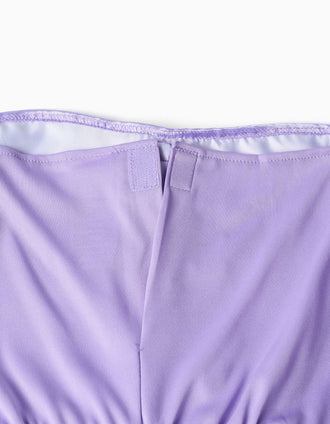 Disfarce Disney Ariel com detalhes em tule para menina, roxo/verde