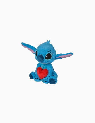 Peluche Disney Stitch com Coração 25 cm