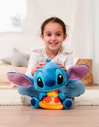Peluche Disney Stitch com Pizza 25 cm