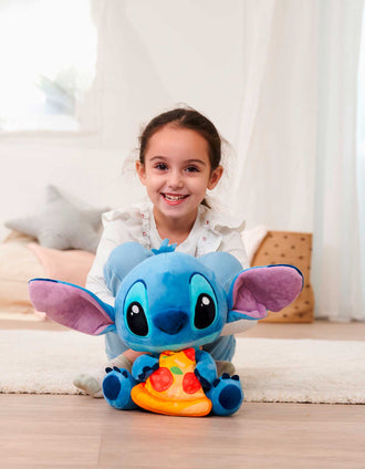 Peluche Disney Stitch com Pizza 25 cm