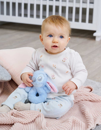 Peluche com Chocalho Disney Baby Stitch