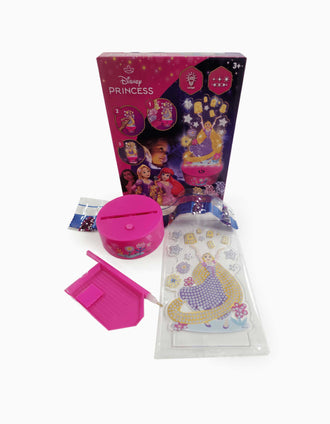Kit Luz de Presença LED com Diamond Painting Disney Princess