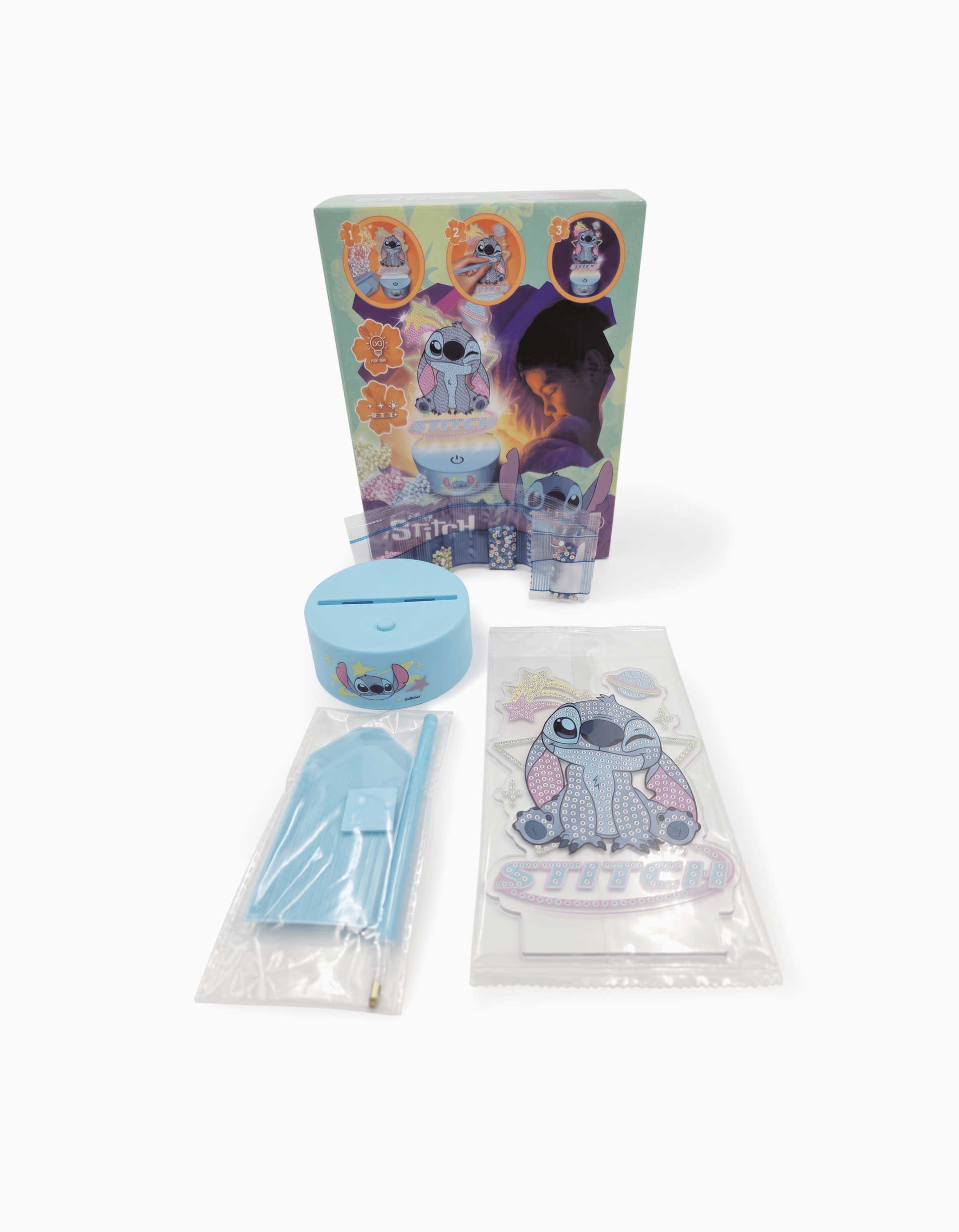 Disney Stitch LED Night Light Kit with Diamond Painting
