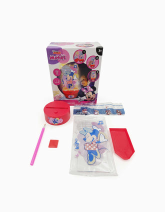 Kit Luz de Presença LED com Diamond Painting Disney Minnie