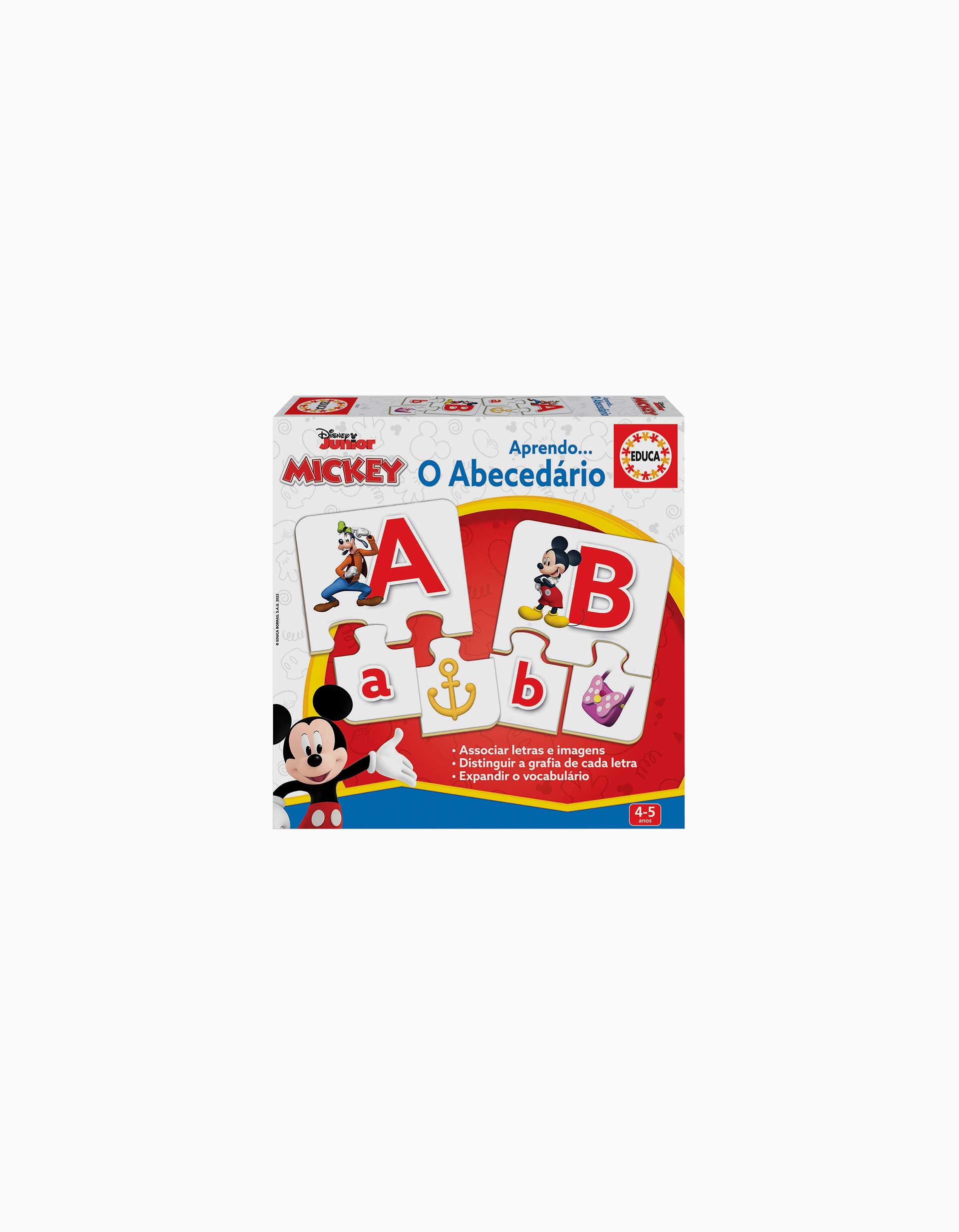 Puzzle Educativo Disney Mickey & Friends O Abecedário