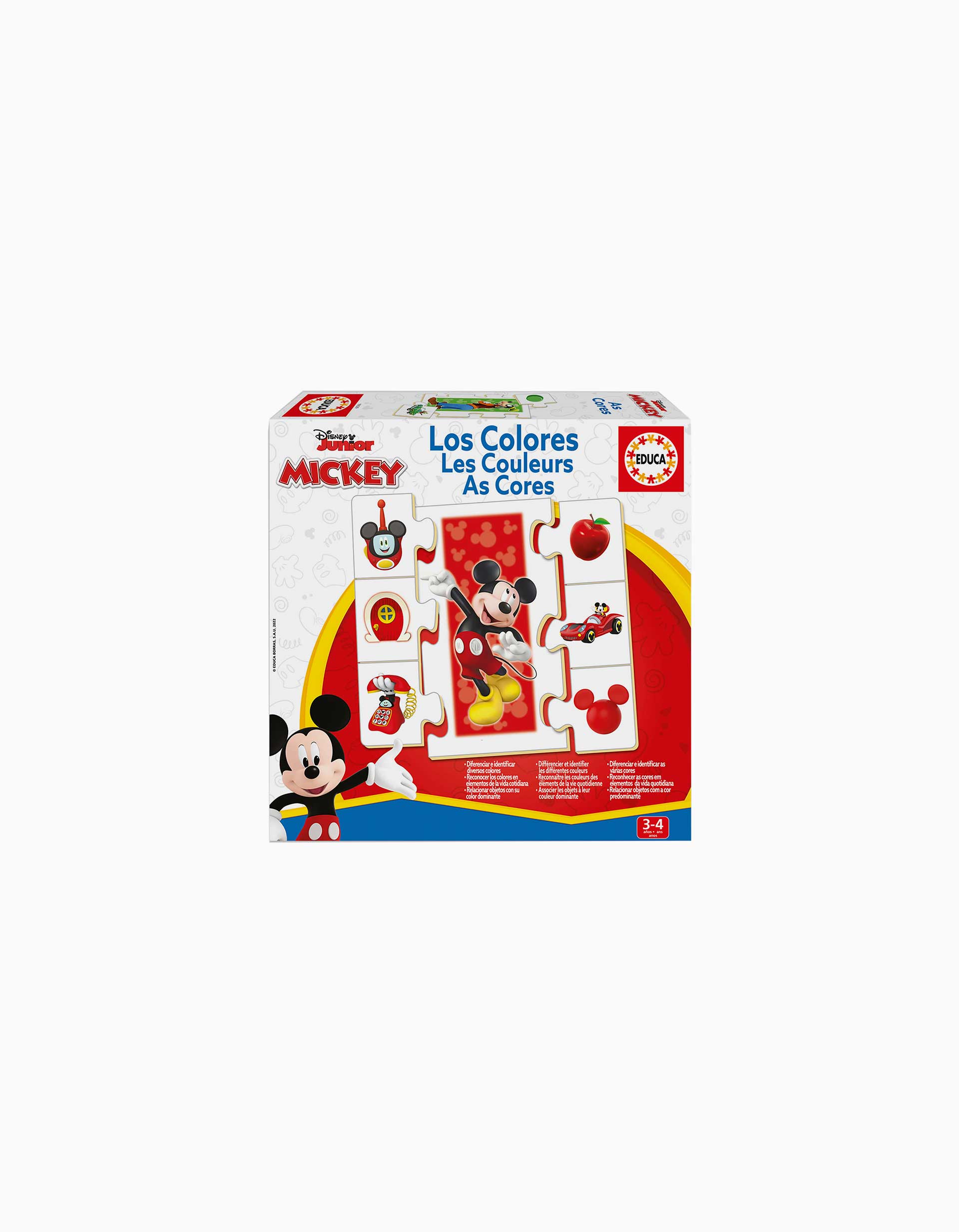Puzzle Educativo Disney Mickey & Friends As Cores