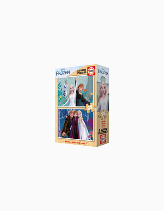 Set of 2 Jigsaw Puzzles 25 Pcs Disney Frozen