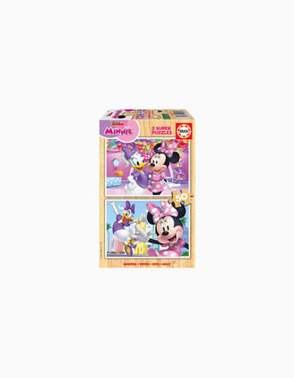 Conjunto de 2 Puzzles de 50 Pcs Disney Minnie