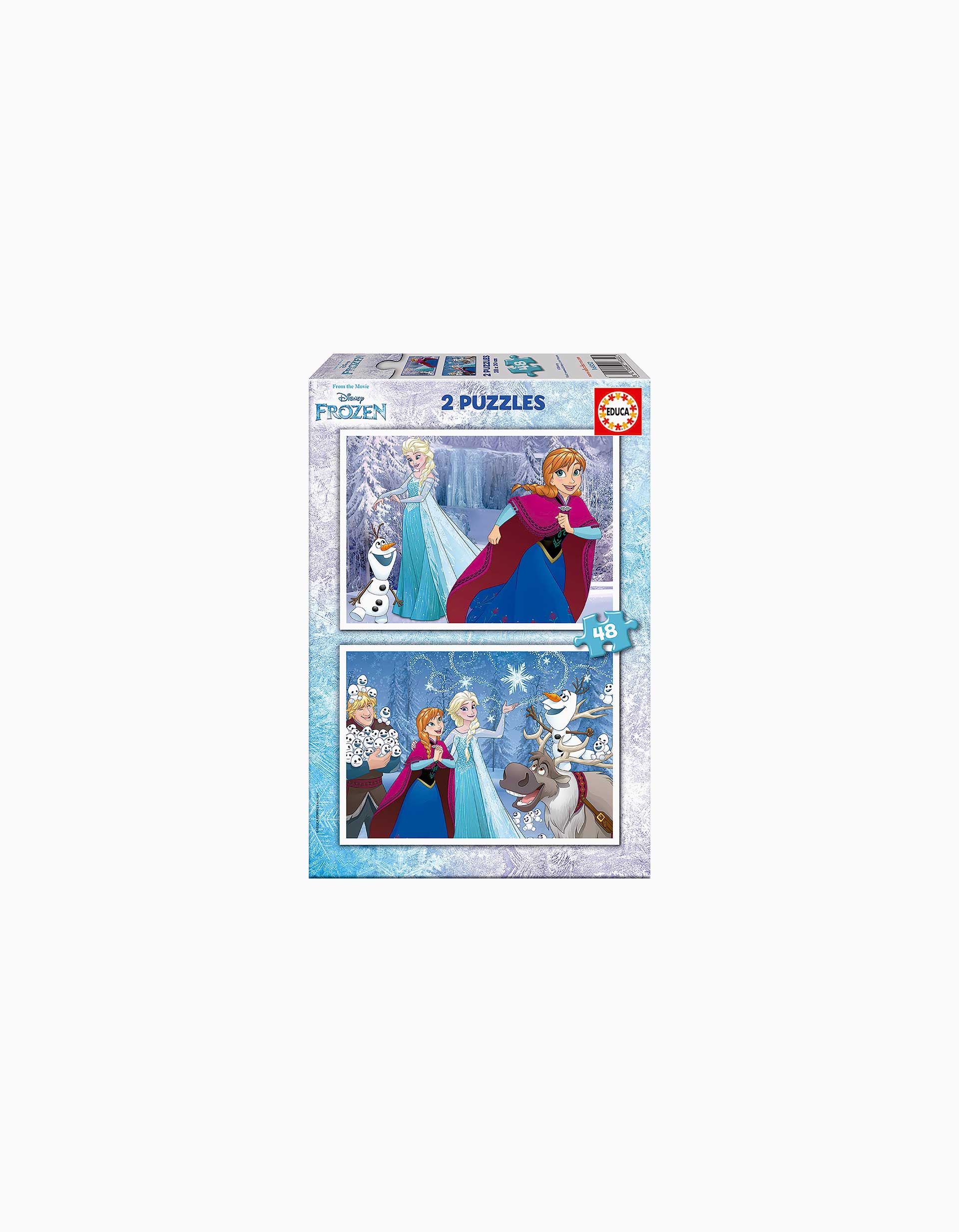 Conjunto de 2 Puzzles de 48 Pcs Disney Frozen