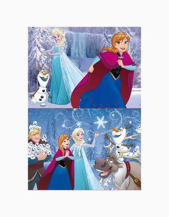 Conjunto de 2 Puzzles de 48 Pcs Disney Frozen