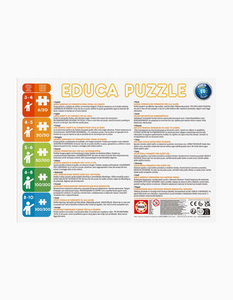 Conjunto de 4 Puzzles com Personagens Disney Pixar