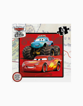 Mala com 4 Puzzles Progressivos Disney Pixar Cars