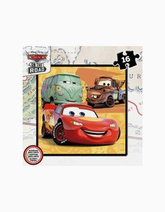 Mala com 4 Puzzles Progressivos Disney Pixar Cars