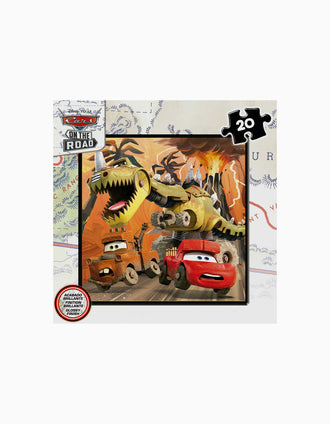 Mala com 4 Puzzles Progressivos Disney Pixar Cars