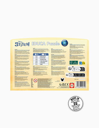 Mala com 4 Puzzles Progressivos Disney Stitch