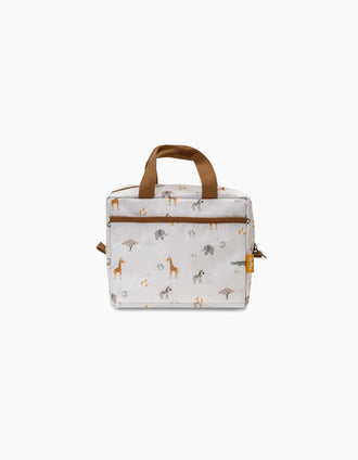 Bolsa Térmica Merienda Savanna Interbaby, Beige