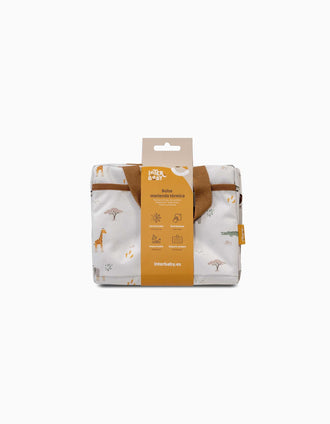 Bolsa Térmica Merienda Savanna Interbaby, Beige