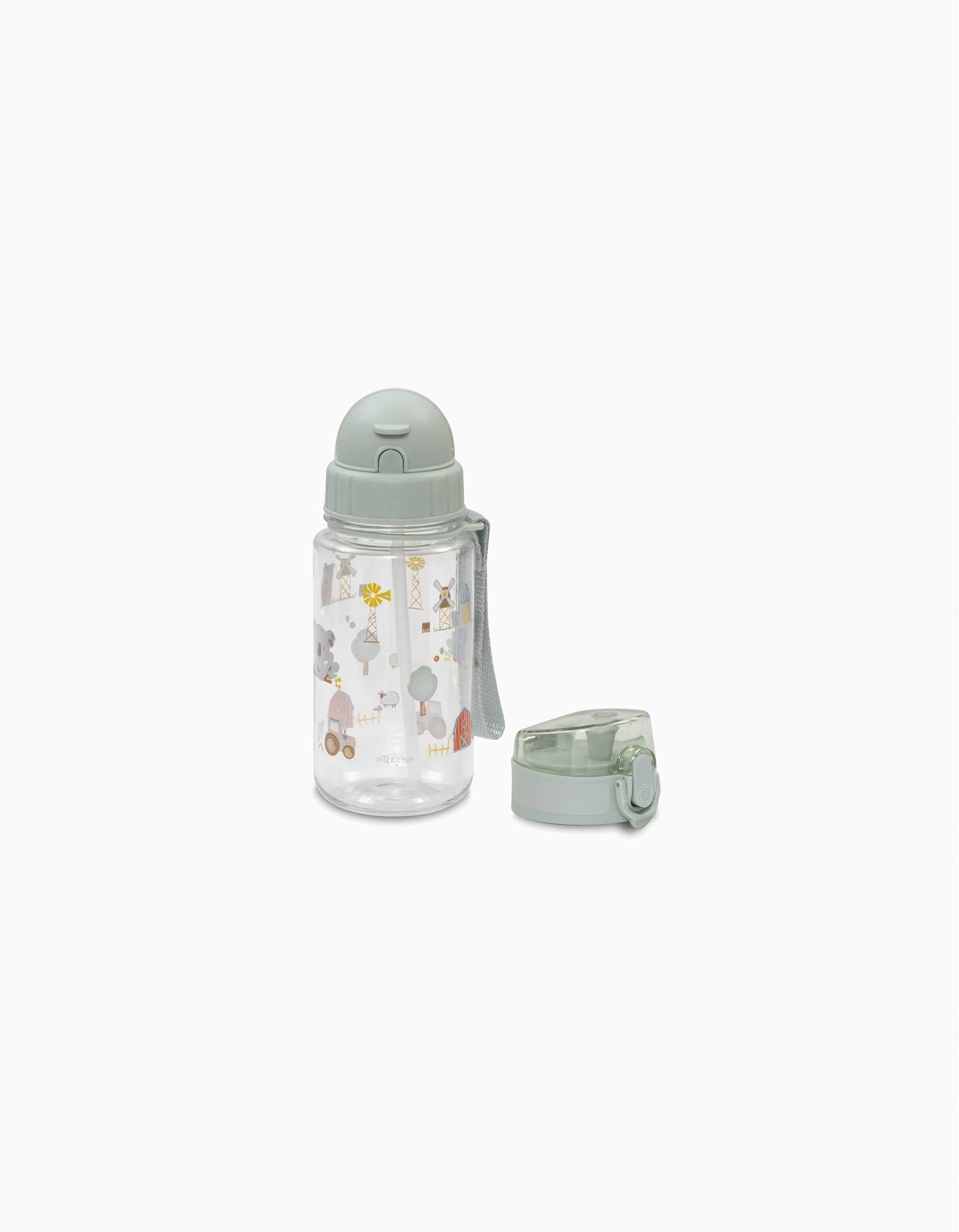 Botella Antigoteo con Pajita Koala Interbaby 350 ml, 12M+