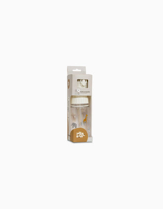 Botella Antigoteo con Pajita Savanna Interbaby 350 ml, 12M+