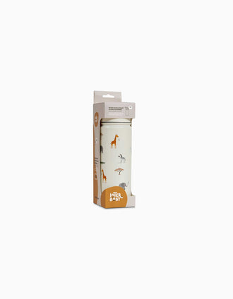 Botella Termo con Pajita Savanna Interbaby 550 ml, 36M+