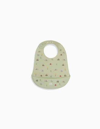 Babete de Silicone Koala Interbaby, Verde