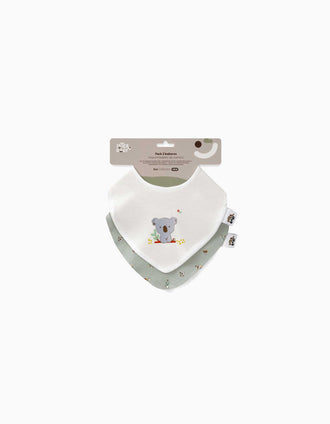 Pack de 2 Bandanas Impermeáveis de Bambu Koala Interbaby 0M+