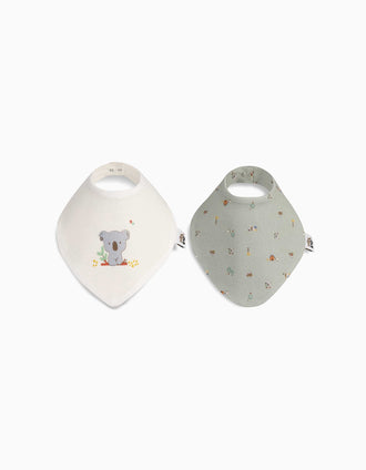 Pack de 2 Bandanas Impermeáveis de Bambu Koala Interbaby 0M+