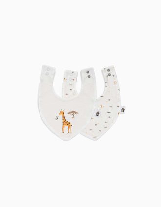 Pack de 2 Bandanas Impermeáveis de Bambu Savanna Interbaby 0M+