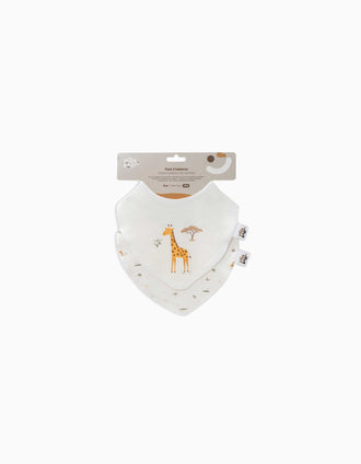 Pack de 2 Bandanas Impermeáveis de Bambu Savanna Interbaby 0M+