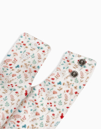 Pack de 2 Bandanas Impermeáveis de Bambu Flores Interbaby 0M+