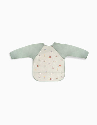 Babete Impermeável com Mangas Koala Interbaby, Verde