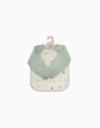 Babete Impermeável com Mangas Koala Interbaby, Verde