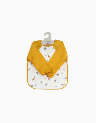 Babete Impermeável com Mangas Savanna Interbaby, Bege