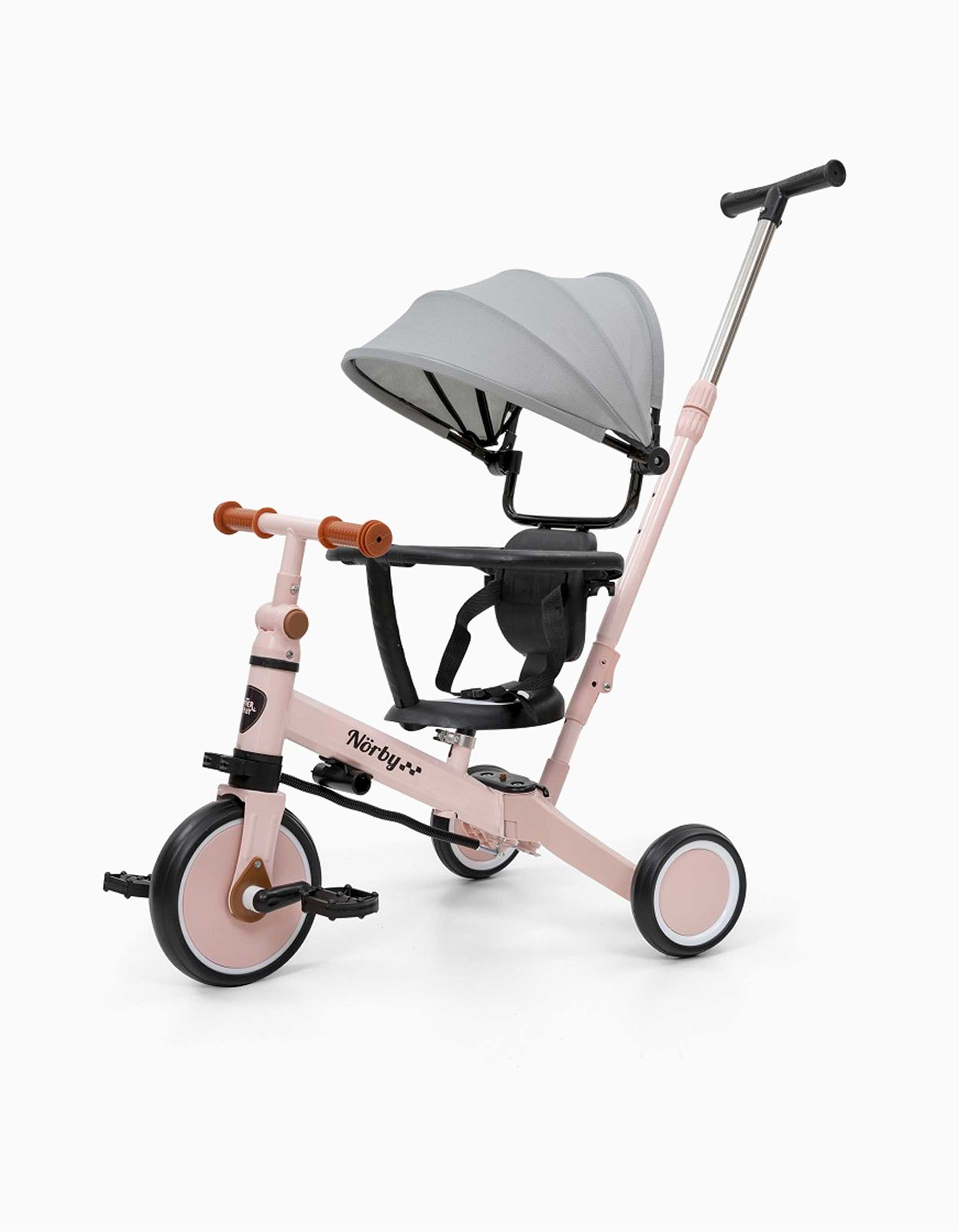 Triciclo 5-em-1 Norby Interbaby 12M+, Rosa