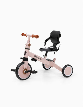 Triciclo 5-em-1 Norby Interbaby 12M+, Rosa