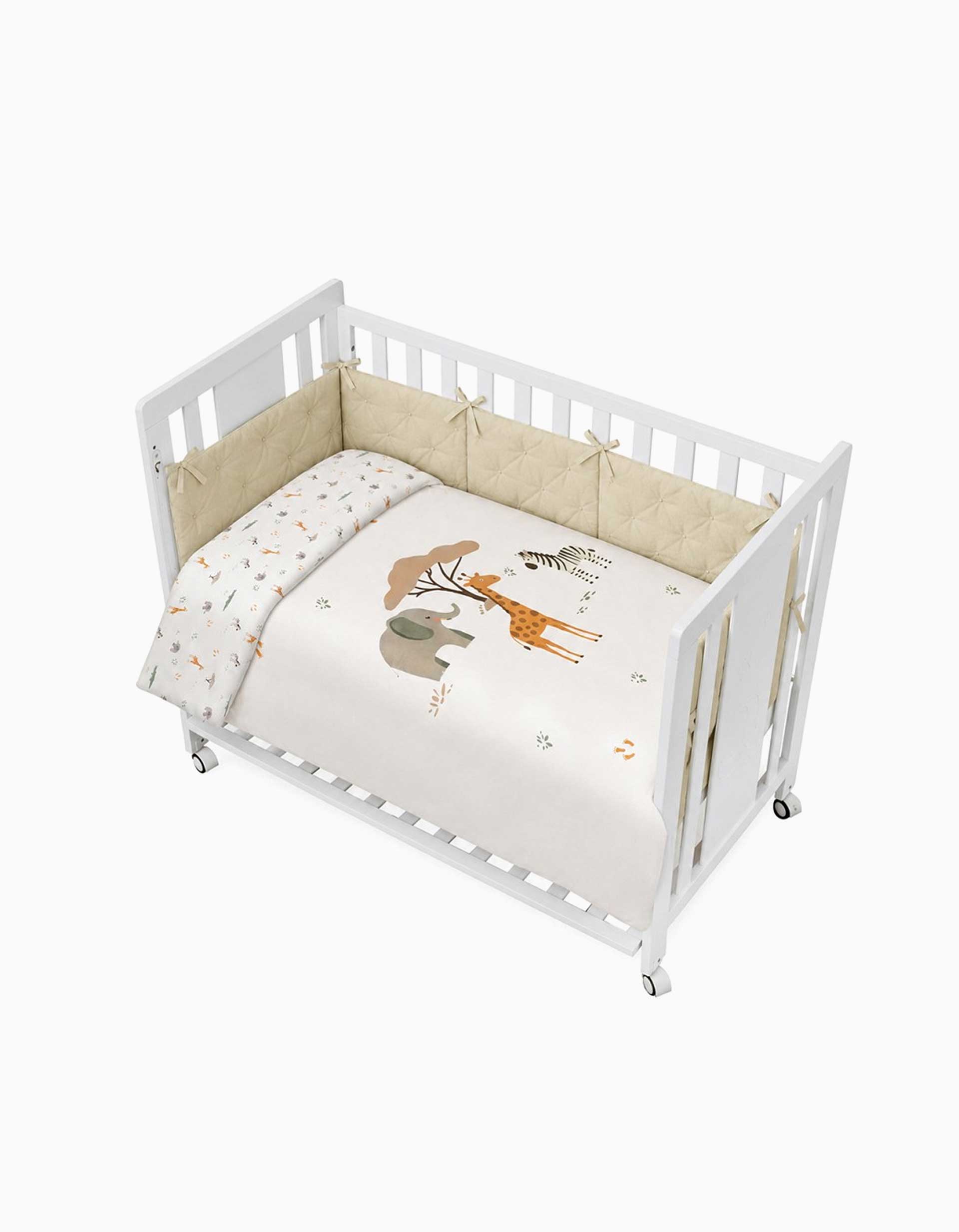 Edredão e Protetor de Berço Savanna Interbaby 60x120 cm