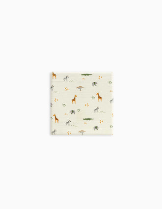 Pack de 3 Fraldas de Algodão Jirafa Savanna Interbaby 80x80 cm