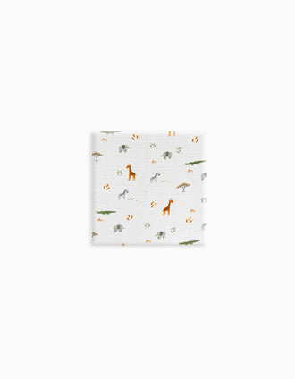 Pack de 3 Fraldas de Algodão Jirafa Savanna Interbaby 80x80 cm