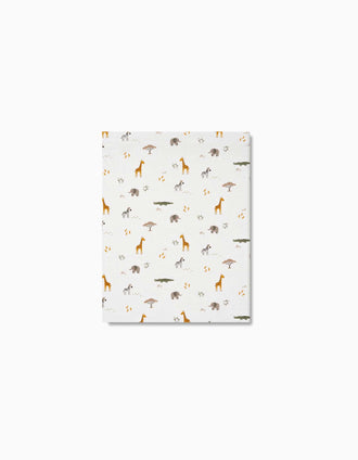 Lençol Ajustável de Algodão para Berço Savanna Interbaby 60x120 cm