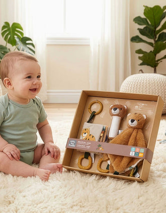Caixa-Presente para Bebé 3 Pçs Jungle Little Big Friends 0M+