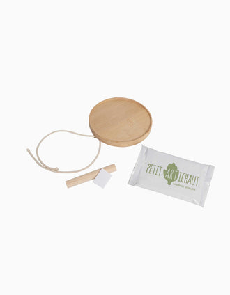 Ornamento de Madeira com Kit para Impressões Petit Artichaut