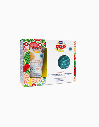 Condicionador Shiny Hair 150 Ml com Escova de Massagem Chicco Pop, Baunilha