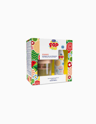 Gel de Limpeza Facial Suave 150 Ml com Kit de Espuma Chicco Pop, Baunilha