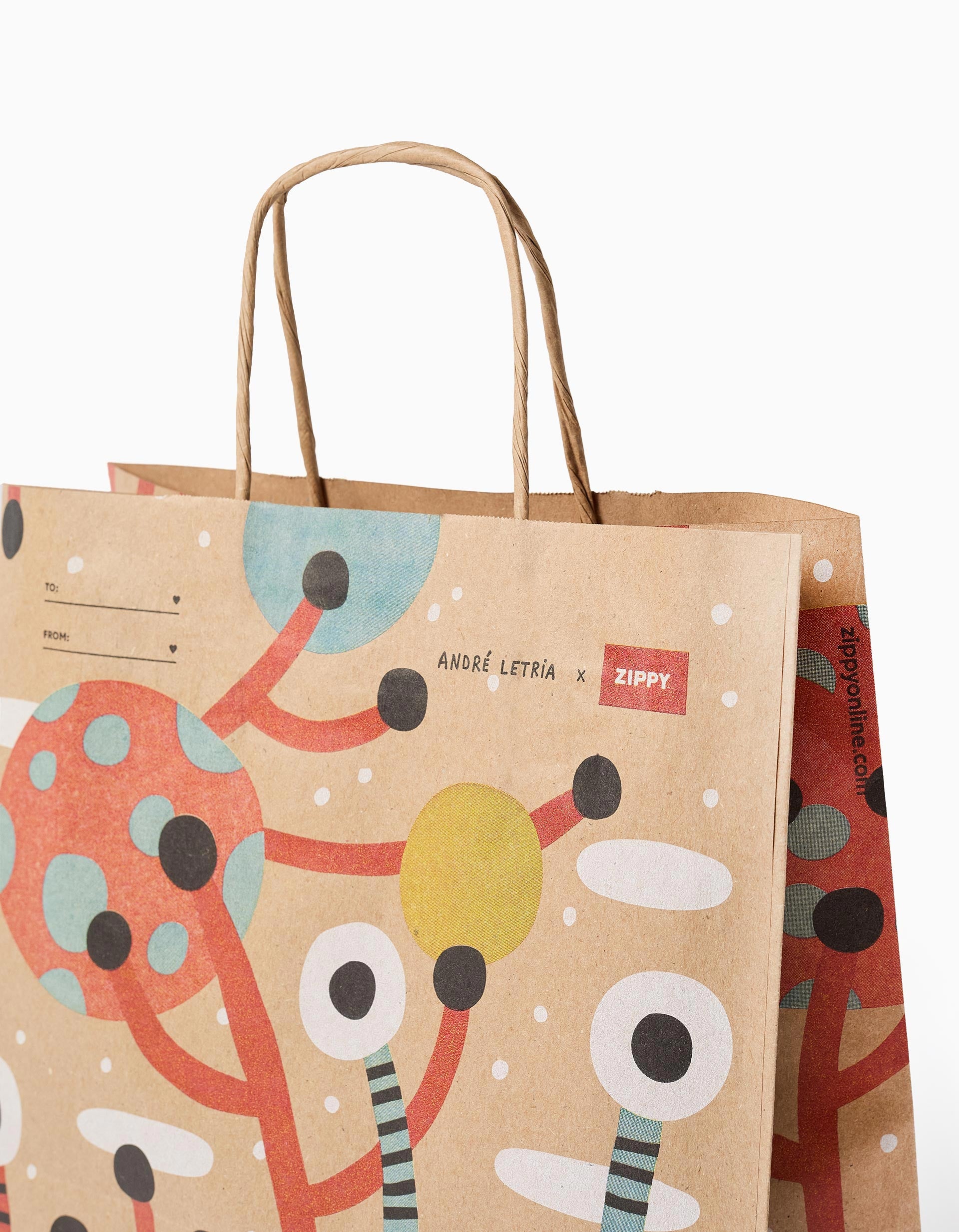 Saco pequeno Zippy x Artistas, sortido