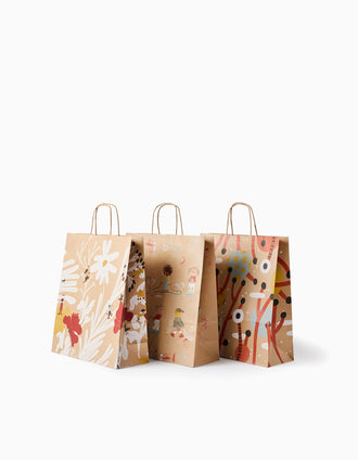 Bolsa de compras mediana Zippy x Artistas, surtido