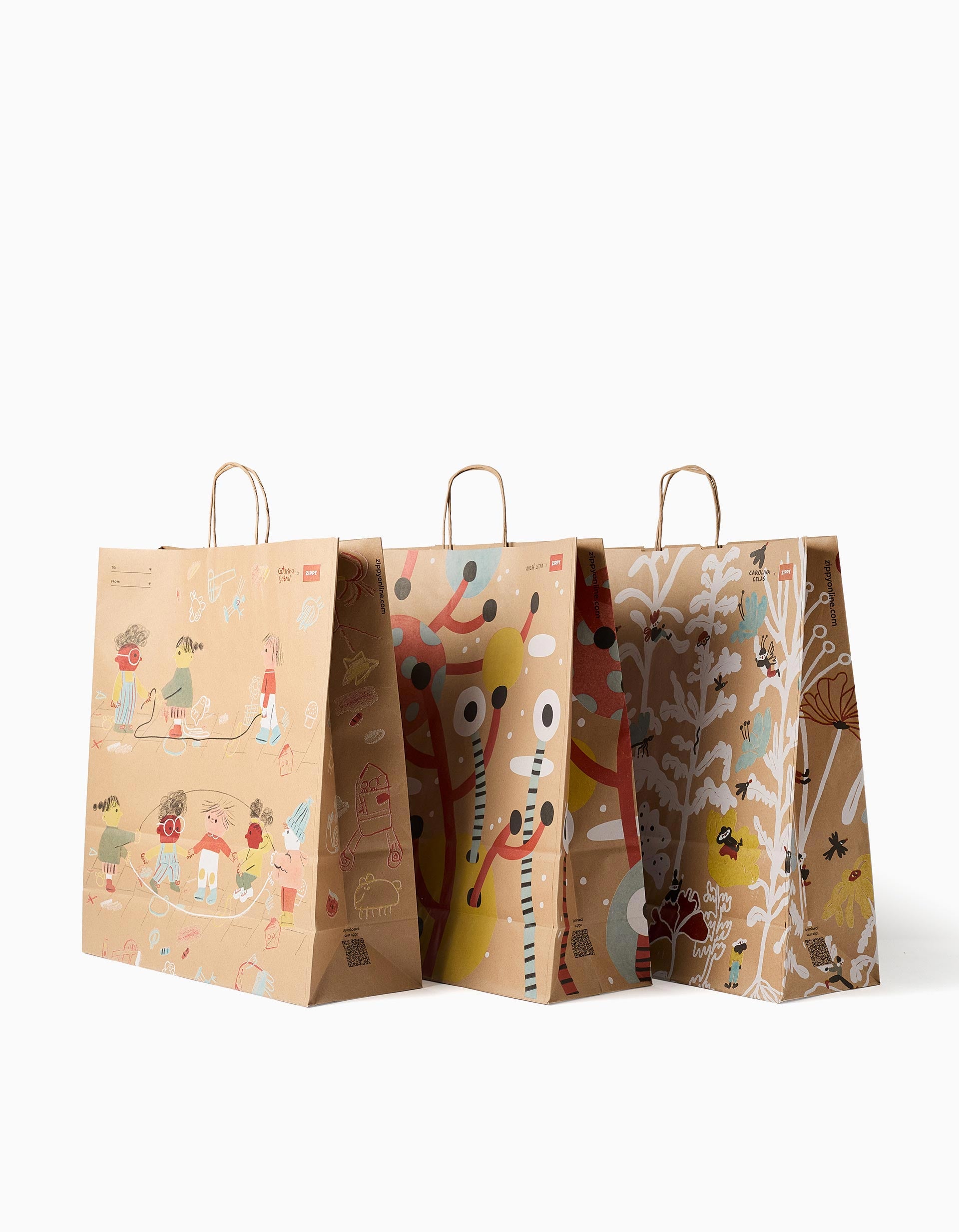 Saco grande Zippy x Artistas, sortido