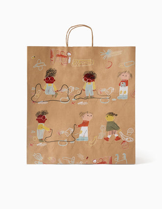Bolsa de compras grande Zippy x Artistas, surtido
