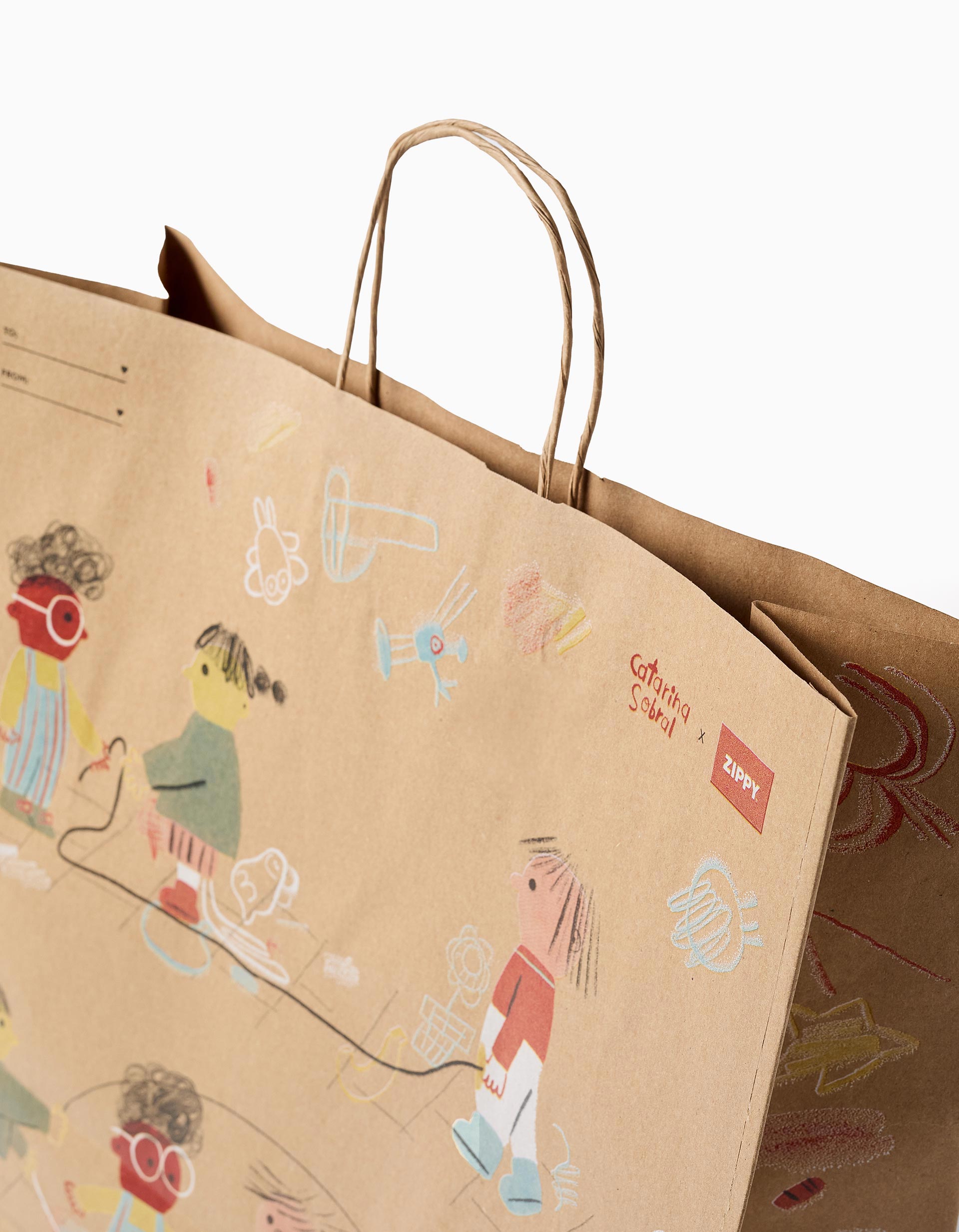 Saco grande Zippy x Artistas, sortido